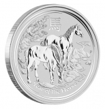 Australien - 30 AUD Lunar II Pferd 2014 - 1 KG Silber
