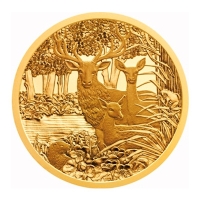 sterreich - 100 EUR Wildtiere Der Rothirsch 2013 - 1/2 Oz Gold