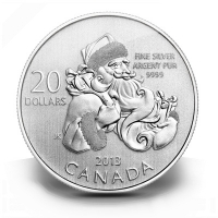 Kanada - 20 CAD $20 for $20 Santa Claus 2013 - 1/4 Oz Silber