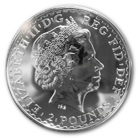 Grobritannien - 2 GBP Britannia 2008 - 1 Oz Silber
