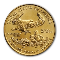 USA - 5 USD Gold Eagle - 1/10 Oz Gold