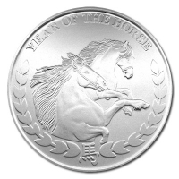 Somaliland - Lunar Jahr des Pferd 2014 - 1 Oz Silber