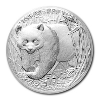 China 10 Yuan Panda 2002 1 Oz Silber