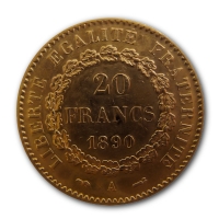 Frankreich - 20 Francs Stehender Engel - 5,81g Gold