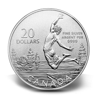 Kanada - 20 CAD $20 for $20 Sommer 2014 - 1/4 Oz Silber