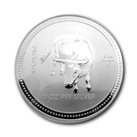 Australien 1 AUD Lunar I Ochse 2009 1 Oz Silber