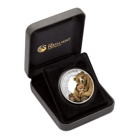 Tuvalu - 0,5 TVD Mothers Love Brown Bear - 1/2 Oz Silber