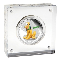Niue - 2 NZD Disney Freunde Pluto 2014 - 1 Oz Silber