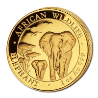 Somalia - 1000 Shillings Elefant 2015 - 1 Oz Gold