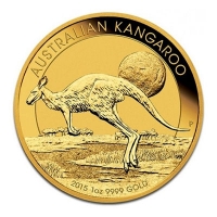 Australien - 100 AUD Känguru 2015 - 1 Oz Gold