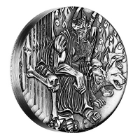 Tuvalu 2 AUD Gods of Olympus Hades 2014 2 Oz Silber HR