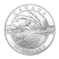 Kanada - 25 CAD O Canada Nordlicht 2014 - 1 Oz Silber
