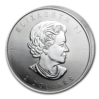 Kanada - 2 CAD Grauer Wolf 2015 - 3/4 Oz Silber