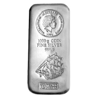 Cook Island - 30 CID Mnzbarren Bounty 2014 - 1 KG Silber