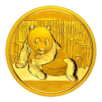 China 100 Yuan Panda 2015 1/4 Oz Gold