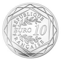 Frankreich - 10 EUR Gallischer Hahn 2015 - Silbermnze