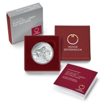 Österreich - 20 EUR Lebendige Urzeit Quartär - 18g Silber PP