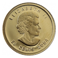 Kanada - 0.5 CAD Elch 2004 - 1/25 Oz Gold PP