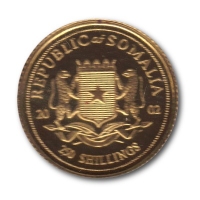 Somalia - 250 Shillings Heinz Rhmann 2002 - 1/25 Oz Gold