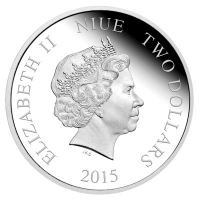 Niue - 2 NZD Endangered Species Bengal Tiger - 1 Oz Silber
