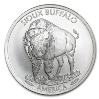 USA - Sioux Buffalo 2015 - 1 Oz Silber