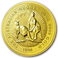 Australien - 50 AUD Knguru 1998 - 1/2 Oz Gold