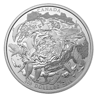 Kanada - 200 CAD $200 for $200 Kstengewsser 2015 - 2 Oz Silber