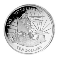 British Virgin Islands - Vitus J. Bering Schiff - Silber Proof