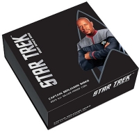 Tuvalu - 1 TVD Star Trek Captain Sisko - 1 Oz Silber