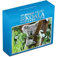 Australien - 1 AUD Koala 2015 - 1 Oz Silber HighRelief