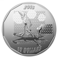 Kanada - 10 CAD Looney Tunes Roadrunner 2015 - 1/2 Oz Silber