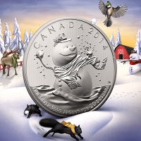 Kanada - 20 CAD $20 for $20 Schneemann 2014 - 1/4 Oz Silber