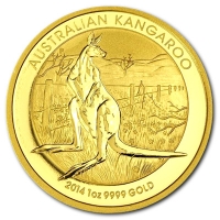 Australien - 100 AUD Känguru 2014 - 1 Oz Gold