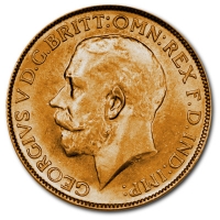 Grobritannien 1/2 Sovereign Georg V 3,66g Gold Rckseite