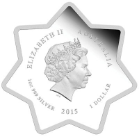 Australien - 1 AUD Weihnachtsbaum 2015 - 1 Oz Silber