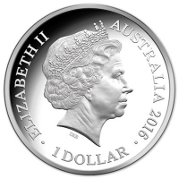 Australien - 1 AUD RAM Jahr des Affen 2016 - 11,66g Silber PP