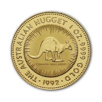Australien - 50 AUD Knguru 1992 - 1/2 Oz Gold