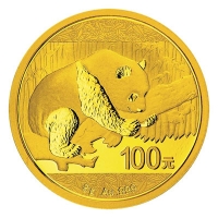 China - 100 Yuan Panda 2016 - 8g Gold