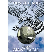 Neuseeland - 1 NZD Giant Eagle 2009 - 1 Oz Silber Blister