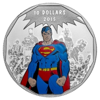 Kanada - 10 CAD DC Comics™ Original Legacy 2015 - 1/2 Oz Silber