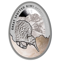 Neuseeland - 1 NZD Kiwi 2016 - 1 Oz Silber PP