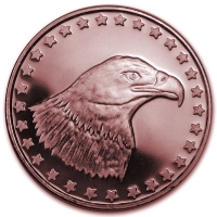 USA - Eagle Head - 1 Oz Kupfer