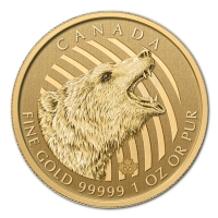 Kanada - 200 CAD Ruf der Wildniss Grizzly 2016 - 1 Oz Gold