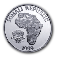 Somalia - The African Monkey 1999 - 1 Oz Silber