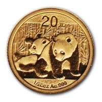 China - 20 Yuan Panda 2010 - 1/20 Oz Gold