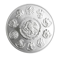 Mexiko Libertad Siegesgöttin 2016 1 Oz Silber Rückseite