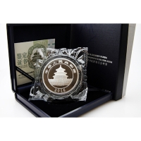 China 300 Yuan Panda 2016 1 KG Silber PP Rückseite