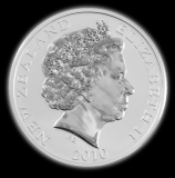 Neuseeland - 1 NZD Kiwi 2010 - 1 Oz Silber PP