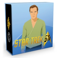 Kanada - 10 CAD Star Trek Captain Kirk 2016 - 1/2 Oz Silber