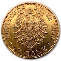 Deutsches Kaiserreich - 10 Mark Friedrich Preussen - 3,58g Gold